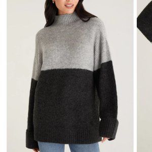 Z Supply Poppy Striped Turtleneck Sweater